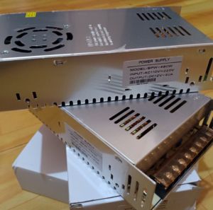 Aluminium transformator DC 12V 40A 480 watt switching power supply led strip cctv dvr