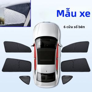 Nón Che Nắng Nâng Cấp Cho Tesla Model 3 S X Y Juniper 2021-2026 Che Cửa Sổ Bên Chắn Gió Bảo Vệ Riêng Tư Phụ Kiện Du Lịch Cắm Trại Ô Tô