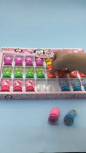 4 Pc stempel kepala karakter anak lucu murah