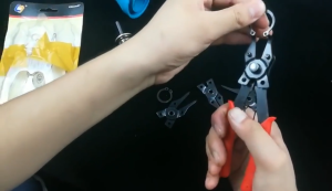 Echovalley 4-in-1 Multifucntion Circlip Pliers Interchangeable Snap Ring Pliers Tools Internal External Ring Remover