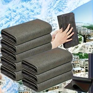 Khăn Lau Microfiber Dày Thân Thiện Với Môi Trường Không Trầy Xước Khăn Thần Kỳ Lau Gương Kính Không Để Lại Vết Miếng Lau Chùi Tái Sử Dụng