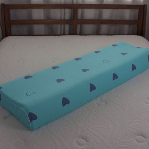 100% Pure Cotton Latex Pillowcase Single 35*150*120 Double 35X180 Memory 1 Meter Pillowcase Wave Shape Zipper Closure Home Use