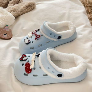 Dép Đi Trong Nhà Mùa Đông 2025 Cho Nữ Đế EVA Chống Trượt Thoải Mái Dễ Thương Hoạt Hình Đế Dày Đế Mềm Đế Cao Su