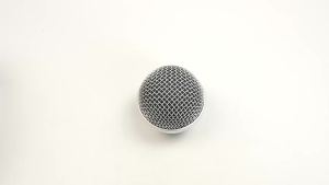 Microphone Head Mesh Cover Stainless Steel Microphone Grille Ball Head Built in Foam Filter Fit for PG48 PG58 PGX2 BLX288 PG24