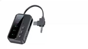 Bluetooth 5.4 Transmitter Receiver Supports to 2 Headphones/iphone AUX Wireless Audio Adapter for CarAirplanePCGymSwitch