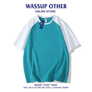 Punk Stylish Colorblock Round Neck Short Sleeve T-Shirt