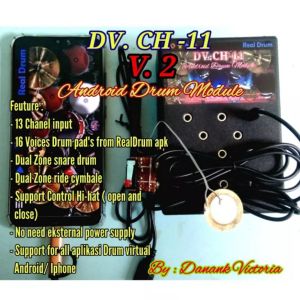 DV. CH 13 V2 MODULE DRUM ELEKTRIK FOR REAL DRUM APK