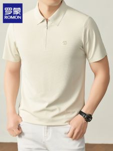 ROMON | Summer Thin Breathable Polo Shirt Men Casual