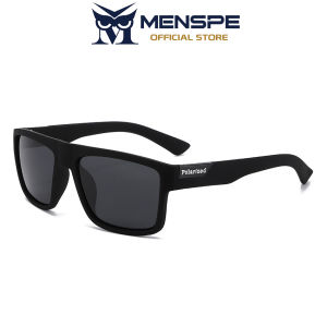 MENSPE Men’s Polarized Sunglasses Fashion Square Frame Sunglasses Driving Sunglasses UV400 Clean Vision Sunglasses Cycling Riding Running Fishing Glasses for Men