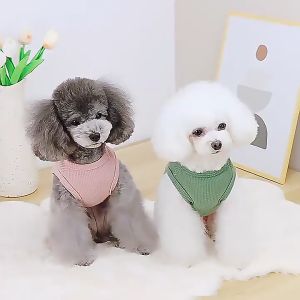 Áo ba lỗ cho Chó Mèo gắn hình mặt gấu (mẫu mới) - Hara Pet Store