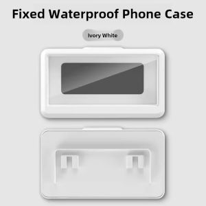 Bathroom Waterproof Mobile Phone Holder Shower Room TV Watching Stand Adjustable Rotatable No Drilling Required ABS Plastic