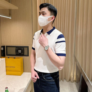 Áo Thun Polo Nam Dáng Ôm Tay Ngắn Cổ Bẻ Thời Trang Mùa Hè Mới Cao Cấp Màu Khối Quần Áo Nam YOMOBROTHER