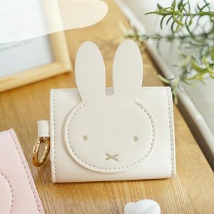 Kawaii Miffy Cute Earphone Bag Headphone Protective Case Key Bag Data Cable Storage Bag Cartoon Zero Wallet Gift Toy for Girl