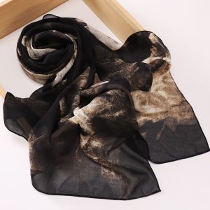 Hot Sale Leopard Snake Print Hijab Muslim Women Chiffon Scarf Breathable Malaysian Headscarf Wraps Shawls Tudung Bawal