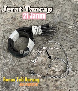 Jebakan Burung Jerat Model Tancap Racik 21 Mata Jarum