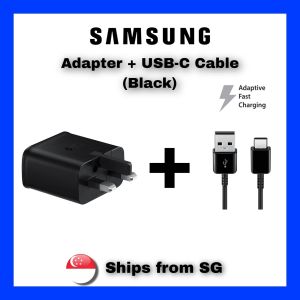 [SG Local Seller] Samsung Adaptive Fast Charging Adapter with USB Type C Cable samsung charger head 15W