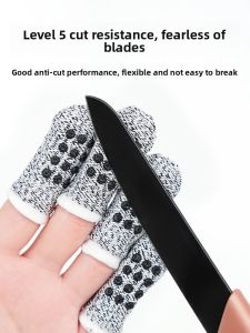 Cut-Resistant Steel Wire Finger Protectors 5 Level Protection