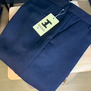 Celana kantor bahan formal pria slimfit