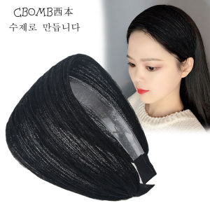 Womens Anti-Slip Breathable Wide Edge Hairband Korean Style Outgoing White Hair Cover Fashionable Hair Accessories