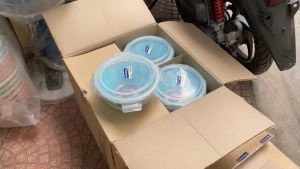 Bát trộn thuỷ tinh có nắp cài Glasslock Hàn Quốc dung tích 2000ml MBCB-200 Made in Korea
