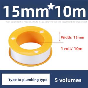 BAIRUITE | Waterproof Widened Lengthened PTFE Tape