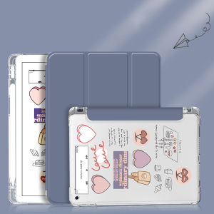 แฟชั่น11.0นิ้ว2024สำหรับ Huawei Honor Pad X8a ตกปองกันโดยทำให้หนาขึ้นโปร่งแสงพร้อมกล่องใส่ปากกา