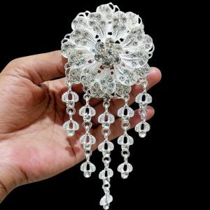 Bros wanita kebaya jumbo silver / bros muslim jurai permata full model Bros Kebaya Jumbo Premium Import /Bros Wanita Kebaya Jumbo SilverGold Emas/ Bros Kebaya  jurai Permata full model Elegan Elegan Clips