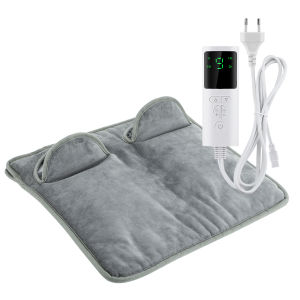 Electric Foot Heating Pad Washable Feet Warmer Household Soft Plush Thermal Blanket Foot Warming Mat for Home Office Bedroom
