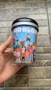 Tumbler Gelas Gagang Roblox Game Kartun Anak Obby Avatar Botol Minum