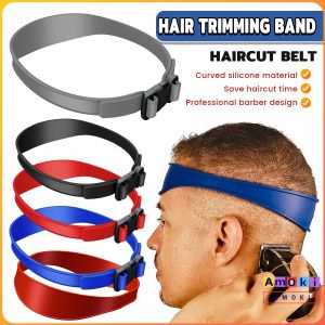 Amoki Hair Trimming Hairband for Home DIY Haircuts Soft Portable Silicone Hairband