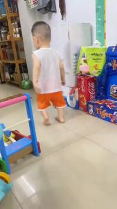 [Siêu Rẻ] Xe Tập Đi Bằng Gỗ 3 Con Gà Cao Cấp Cho Bé Yêu