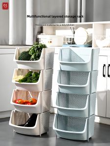 Multilayer Fruit and Vegetable Storage Rack