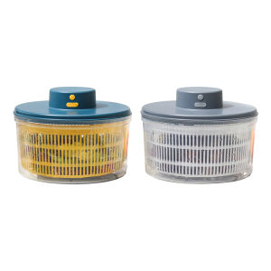 【New Arrival】Salad Spinner Electric Drain Basket Multifunctional Rechargeable Lettuce Dryer Easy To Use Quick Dry for Fresh Crisp