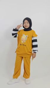 Setelan Baju Anak Perempuan Sweet Duck 166 NONYFASHION