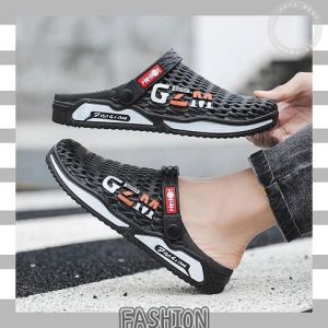 Wulove สินค้าใหม่ รองเท้าแตะแฟชั่นผู้ชาย ดีไซน์หัวปิดแบบใหม่ลายตาข่าย มีรูระบายอากาศ วัสดุยางน้ำหนักเบาทนทานมีสายรัดส้นใช้ได้ มีไซซ์ให้เลือกเยอะและ 3 โทนสี