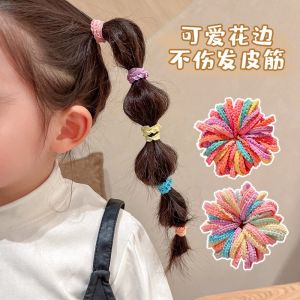 【♡Lovely girls house♡】20Pcs Colorful Hair Ropes Small Rubber Bands for Children Girls Cute Simple High Elasticity Hair Ties