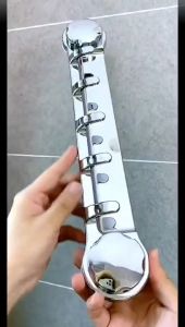 5 Hooks Suction Cup Wall Hanger Vacuum Rack ABS Vacuum Sucker Towel Rack Washroom Sundries Storage Hook Bathroom Organizer