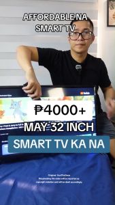 EXPOSE Bluetooth Google TV 32 Inches Smart Android 14.0 TV 4K UHD Flat Screen TV WiFi Digital Televisions Netflix LED TV