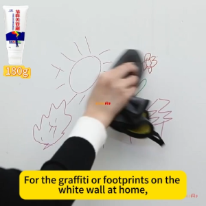 LKB 180g White Wall Paint Repair Roller Brush Self Painting Touch Up Tool for Indoor Wall Stain Covering BAIKI CAT 墙面美容刷