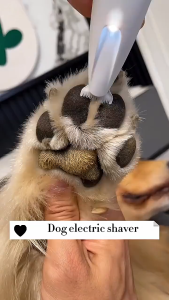 Professional Electric Pet Clippers Cat Dog Foot Hair Trimmer Pet Paw Hair Clipper Shaver Grooming