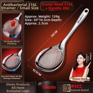 Olodo | Heavy Duty Large Stainless Steel Slotted Spoon