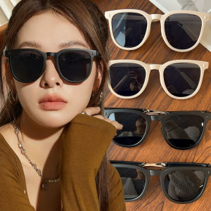 แว่นกันแดดกรอบใหญ่ทรงเหลี่ยมพับได้ / แว่นกันแดดสไตล์แฟชั่นเกาหลี / แว่นกันแดดสำหรับผู้หญิง / ผู้ชาย แว่นกันแดดกัน UV400 / แว่นกันแดดฮิปฮอป แว่นกันแดดกัน UV400