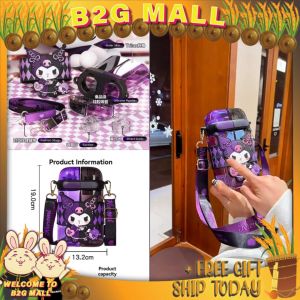 𝙍𝙚𝙖𝙙𝙮 𝙎𝙩𝙤𝙘𝙠💕𝗕𝟮𝗚𝗠𝗮𝗹𝗹 HOT ITEM🔥High Capacity Portable Kuromi Kawaii Double Drinking Water bottle Cup 640ML