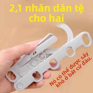 Giá Treo Quần Áo Du Lịch Gấp Gọn Đa Năng Năm Lỗ Giá Đỡ Quần Áo Di Động Giá Đỡ Quần Áo Khi Đi Công Tác Thiết Bị Giặt Đồ Dùng