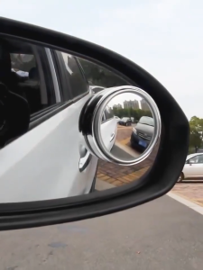 2PCS Adjustable Car Blind Spot Mirror Auxiliary Rearview Convex Mirror Round Frame Wide Angle Reverse Mirrors 360 Degree HD Glass Blind Spot Mirrors for Cars Suv and Trucks Car Accessories