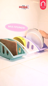 Dish Drying Rack Plate Nawme Kitchenware Rak Peniris Piring Tempat Cuci Peralatan Makan Piring Gelas