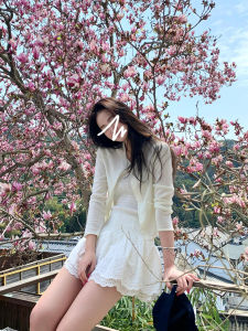 LIRUSHAN | Summer Vacation Style Petite White Strapless Dress