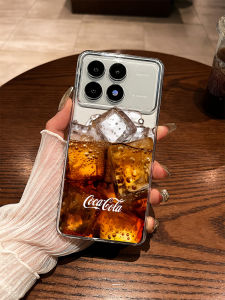 Creative Personalized Ice Coke Design Transparent Protective Phone Case for Xiaomi Redmi K90 K80Pro K70 K60 Turbo4 Note15