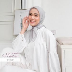 EmmaQueen - Jilbab Segiempat Polos Meera Polycotton Premium (Hijab Segiempat Bella Square)