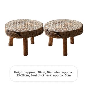 YANPU | Retro Wooden Multi-functional Stool